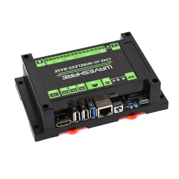 Waveshare Industrial Expansion Module For Raspberry Pi CM5: 4G/5G/LoRa Expansion Board