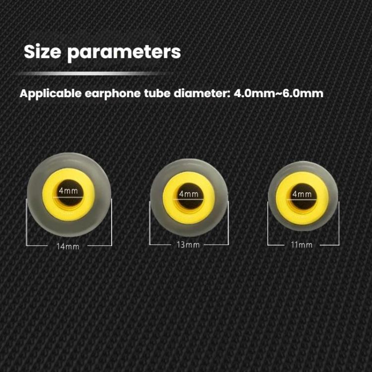 6pcs /Box Food Grade Liquid Silicone Ear Tips HIFI Earphones Earbuds