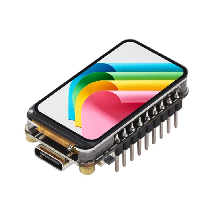 Waveshare ESP32-C3 1.47-Inch LCD Development Board, RISC-V 32-Bit Single-Core Processor, Unsoldered Headers, Soldered Black Headers