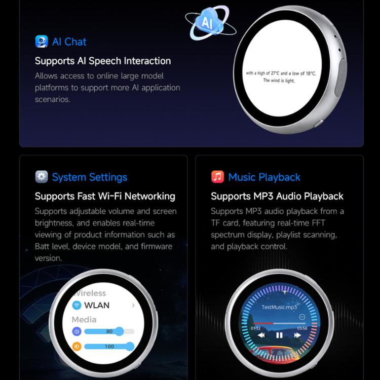 Waveshare ESP32-S3 1.85-Inch LCD Capacitive Touchscreen 360x360 Resolution, 34556