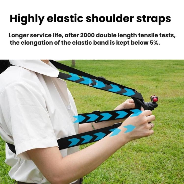 Universal Magnetic Quick-Release Chest Mount Harness For Action Cameras POV Hands-Free Recording, Chest Mount
