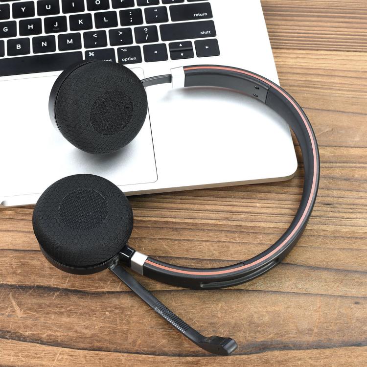 1pair Replacement Earpads for Jabra Evolve 20 20SE 30 30 II 40 65 65t Breathable Ear Cushions