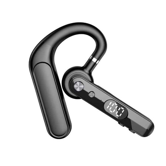 F10 With Mute Button Digital Display Monaural Noise Reduction On-Ear Bluetooth Earphone