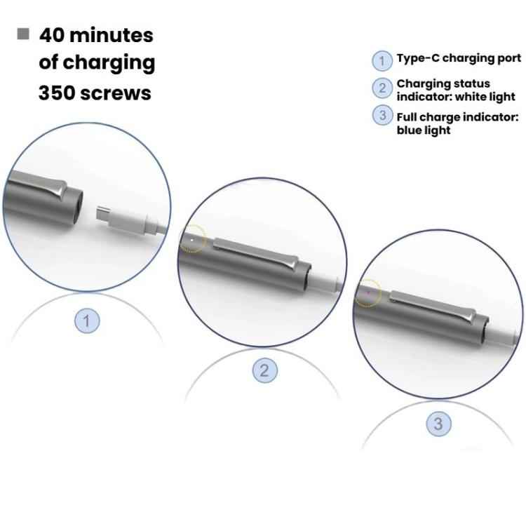 CREATIONSPACE CS0802A 42pcs Mini Electric Rechargeable Screwdriver Set