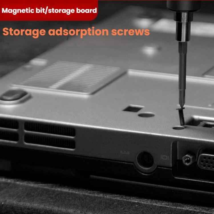 CREATIONSPACE CS0312A 23pcs Precision Electric Screwdriver Set Eyeglass Screw Installation Removal Set