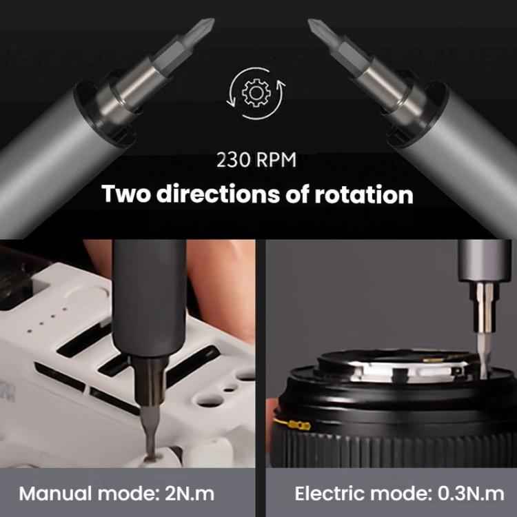 CREATIONSPACE CS0312A 23pcs Precision Electric Screwdriver Set Eyeglass Screw Installation Removal Set