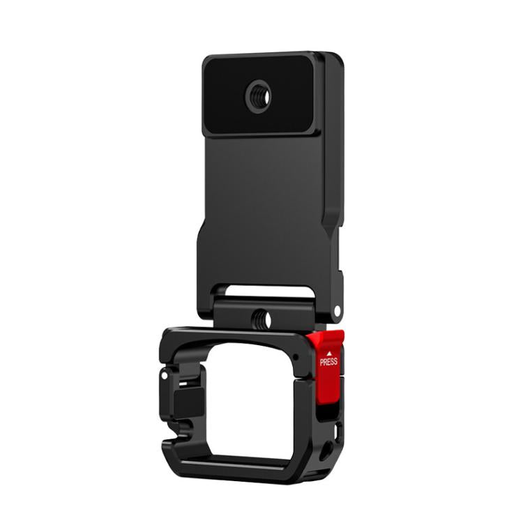 For DJI OSMO POCKET 3 BRDRC Magnetic Mount Expandable Back Clip Adapter, Magnetic Base Black