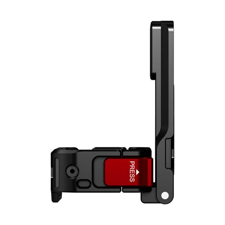 For DJI OSMO POCKET 3 BRDRC Magnetic Mount Expandable Back Clip Adapter, Magnetic Base Black