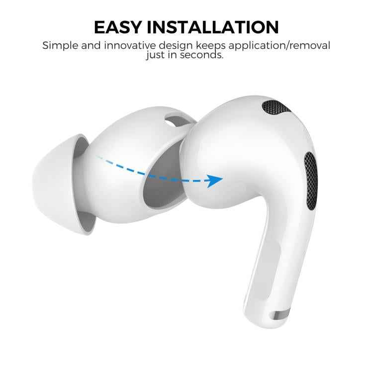 For AirPods 3 AhaStyle PT66-3 3pairs S+M+L Earphone Silicone Acoustic Earplugs