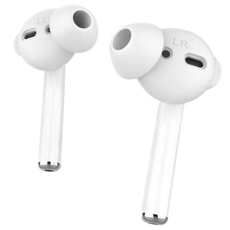 For AirPods 1 / 2 AhaStyle PT66 3pairs Silicone In-Ear Soundproof Ear Case
