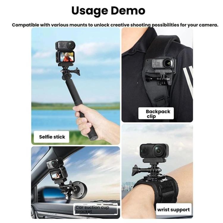 For DJI Osmo Nano Magnetic Quick-Release Adapter Base With 2-Claw & 1/4-Inch Screw Hole, Adapter Base