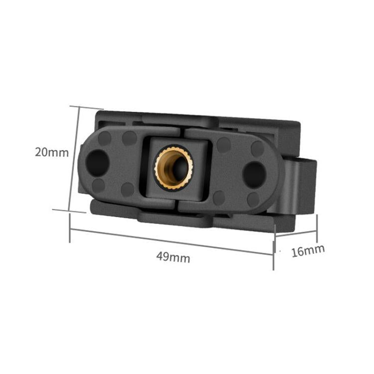 For DJI Osmo Nano Magnetic Quick-Release Adapter Base With 2-Claw & 1/4-Inch Screw Hole, Adapter Base