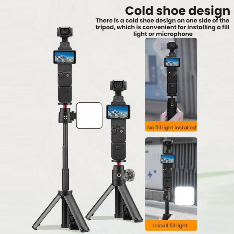 For DJI, Insta360, GoPro and Other Action Cameras Flymile Extended Selfie Stick Tripod