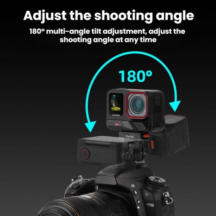 For Insta360 Flymile Quick-Release Cold Shoe Gimbal Magnetic Expansion Bracket, X5028_4