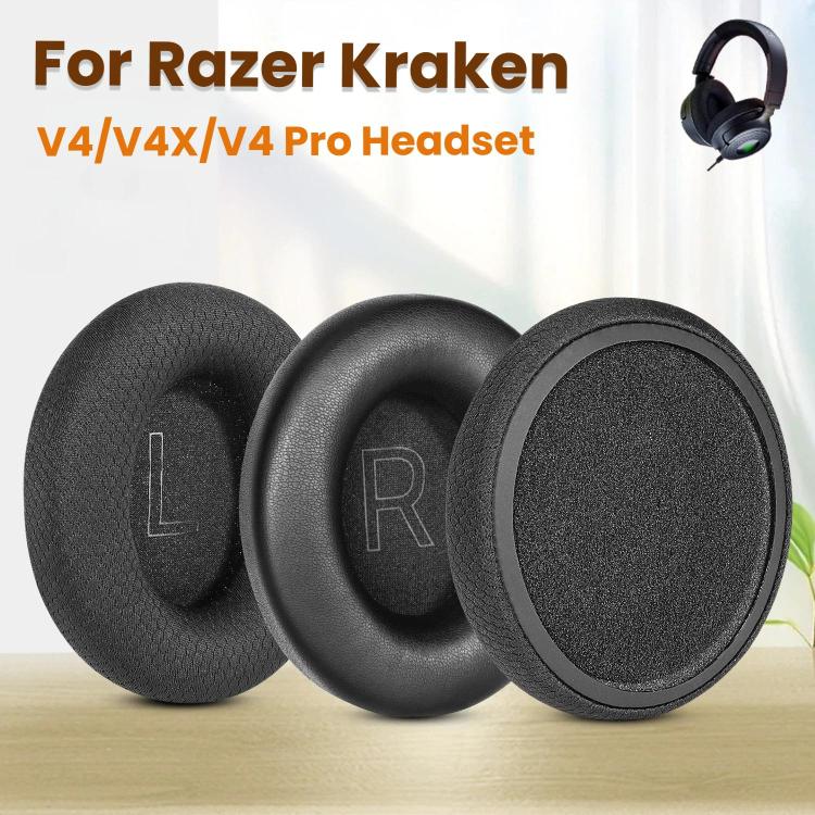 1pair Replacement Ear Pads For Razer Kraken V4/V4X/V4 Pro Headset Ear Cushions