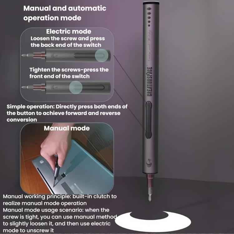 31pcs Mini Rechargeable Electric Screwdriver Set