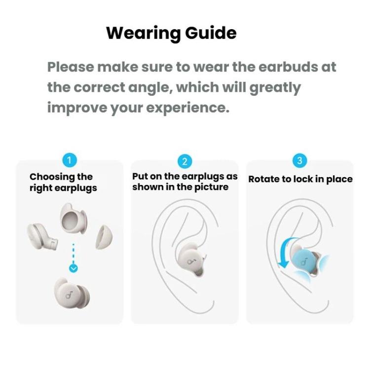 ANKER SoundCore Sleep A20 Wireless Bluetooth Noise Reduction Sleeping Earphones, A20