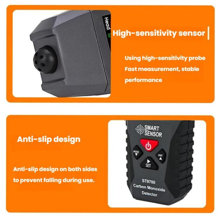 SMART SENSOR Carbon Monoxide Leakage Toxic Gas Alarm Detector