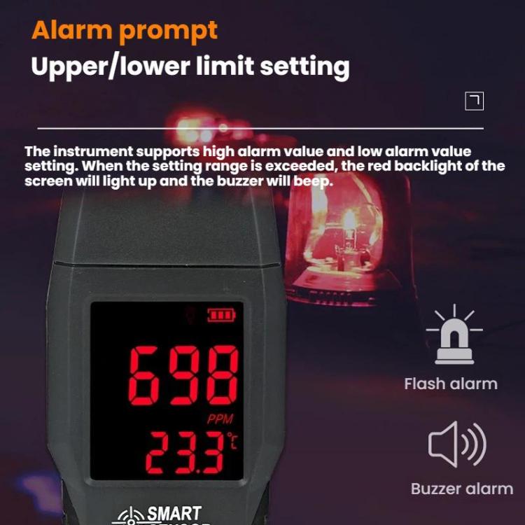 SMART SENSOR Carbon Monoxide Leakage Toxic Gas Alarm Detector