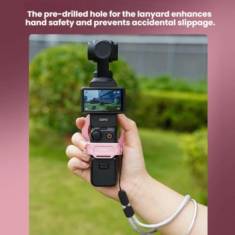 For DJI Osmo Pocket 3 BRDRC Magnetic Expandable Phone Holder Cold Shoe Mount, For DJI Osmo Pocket 3 Pink