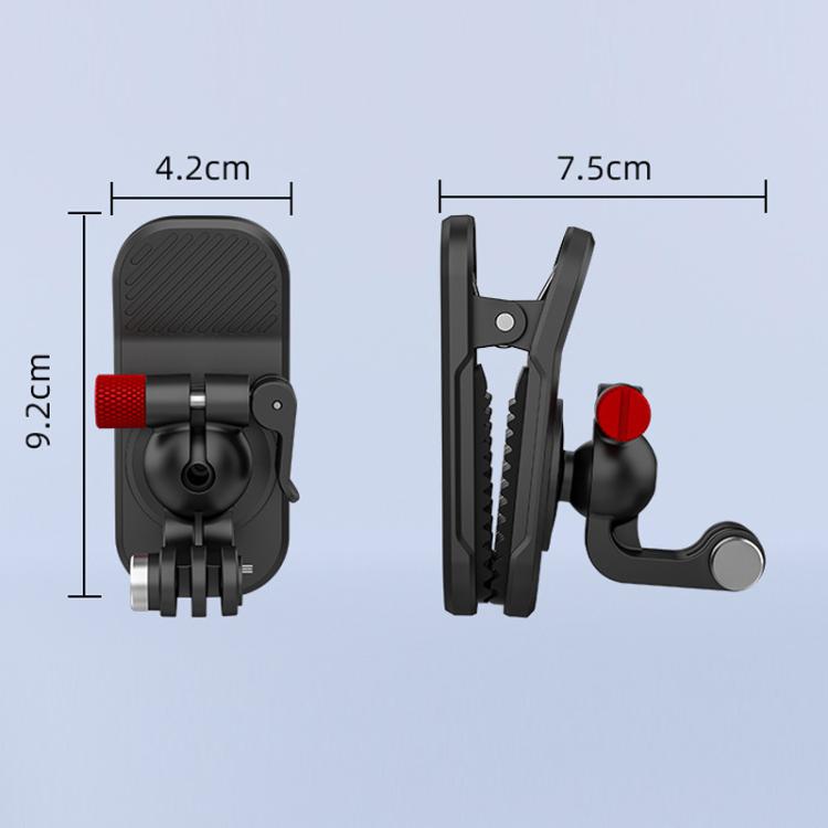 For DJI/GoPro/Insta360 Backpack Shoulder Strap Camera Mount, Magnetic, Regular
