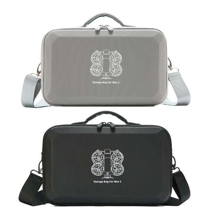 For DJI Neo 2 Fly More Combo Hard Shell Carrying Case Custom-Molded Sling Bag, Mini Black, Fly More Combo Gray