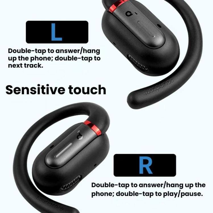 ANKER SoundCore V30i On-Ear Bone Conduction Comfortable Sports Running Cycling Bluetooth Earphones, V30i