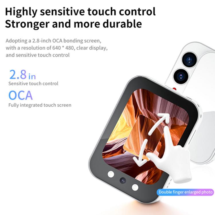 64MP CCD Digital Beauty Camera Sliding Touchscreen Music Player, DC107 Black, DC107 White, DC107 Pink