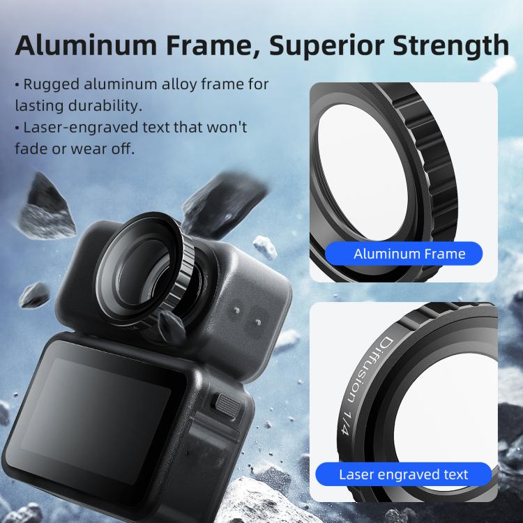 For DJI Osmo Nano aMagisn Waterproof Lens Filter, UV, CPL, ND8+ND16+ND32+ND64, CPL+ND8+ND16+ND32, Mist 1/4