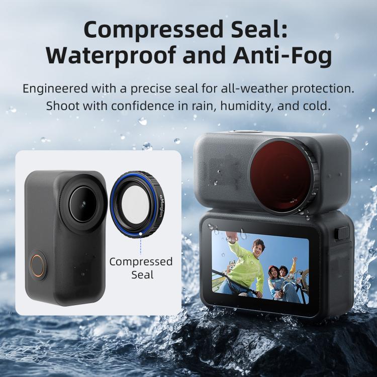 For DJI Osmo Nano aMagisn Waterproof Lens Filter, UV, CPL, ND8+ND16+ND32+ND64, CPL+ND8+ND16+ND32, Mist 1/4