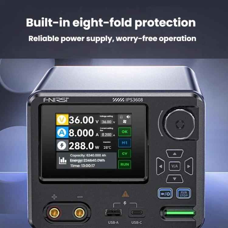 FNIRSI IPS3608 CNC DC Adjustable Regulated Power Supply High-Power Upper Computer