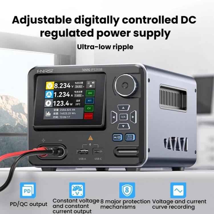 FNIRSI IPS3608 CNC DC Adjustable Regulated Power Supply High-Power Upper Computer