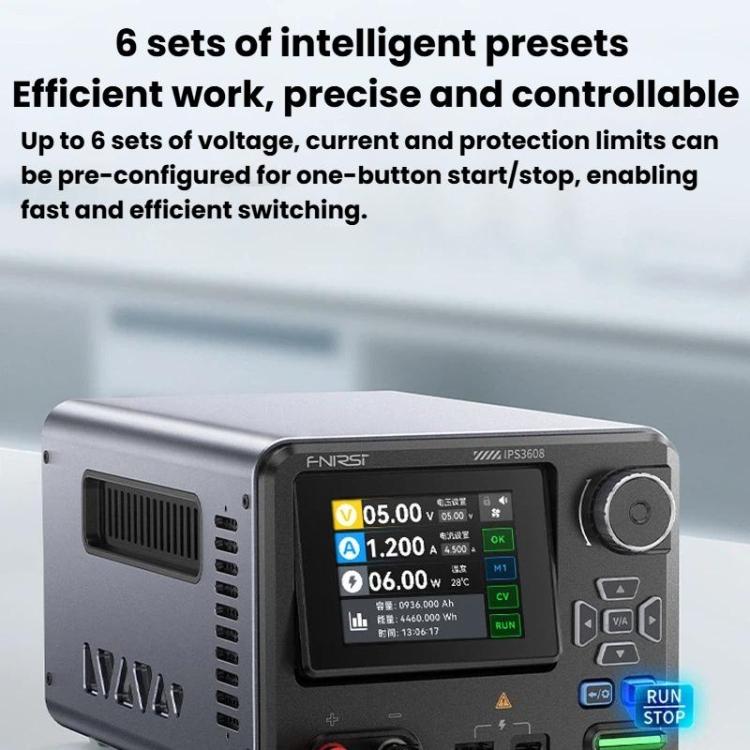 FNIRSI IPS3608 CNC DC Adjustable Regulated Power Supply High-Power Upper Computer