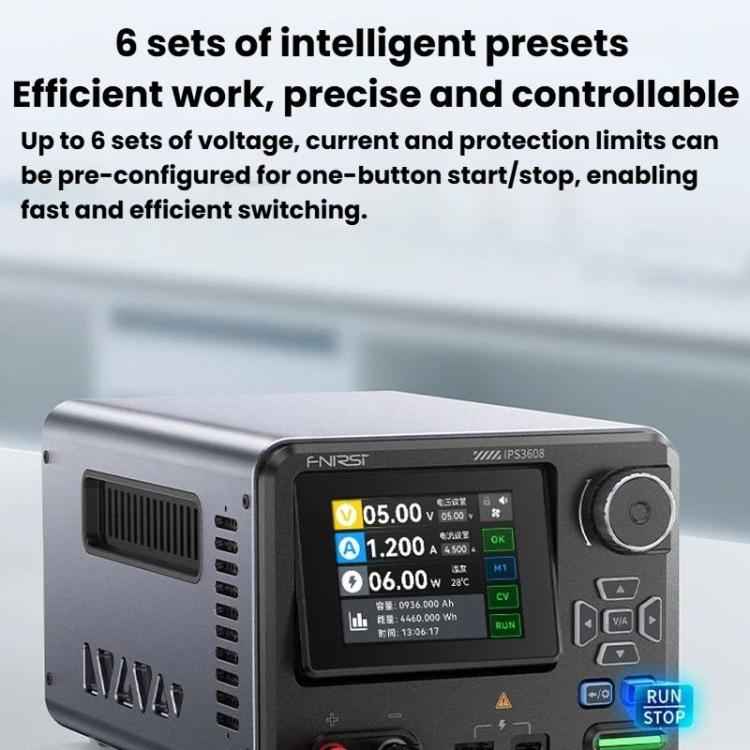 FNIRSI IPS3608 CNC DC Adjustable Regulated Power Supply High-Power Upper Computer