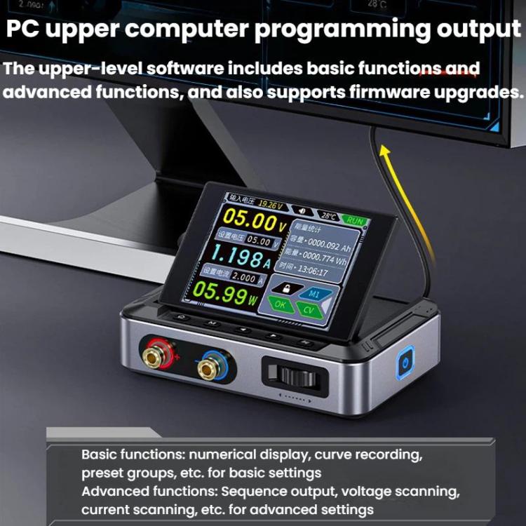 FNIRSI DPS-150 CNC DC Adjustable Regulated Power Supply High-Power Portable Power Supply Upper Computer