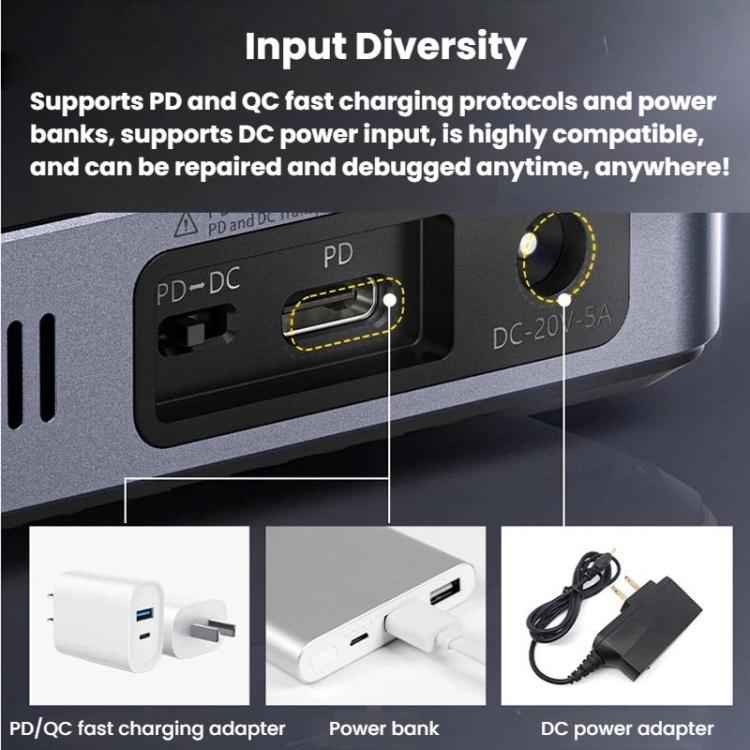 FNIRSI DPS-150 CNC DC Adjustable Regulated Power Supply High-Power Portable Power Supply Upper Computer
