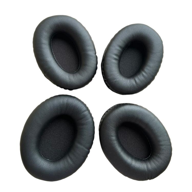 2pcs Universal Oval-shaped Ear Pads for Over-Ear Headphones Replacement Protein Leather Ear Cushions, 70x90mm, 75x95mm, 80x100mm, 85x105mm