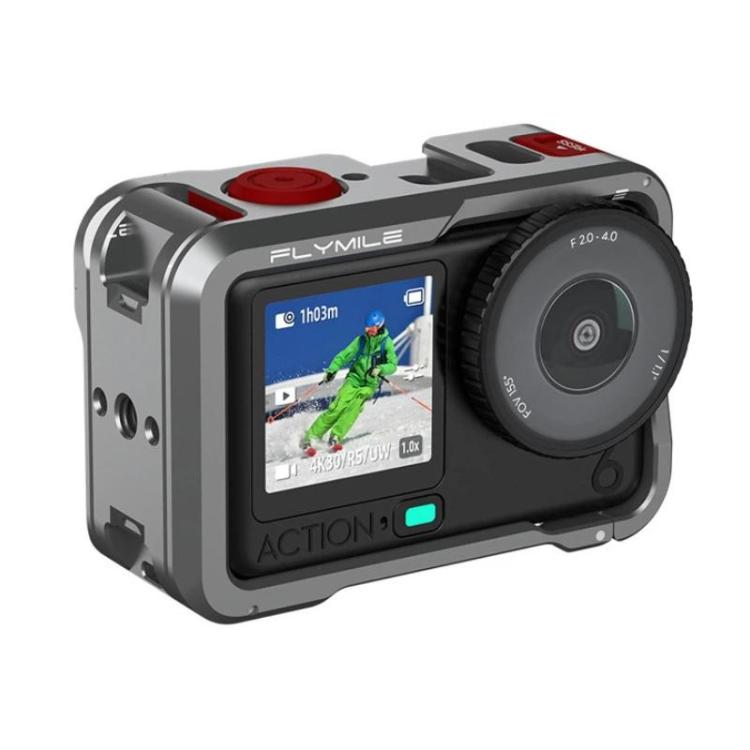 For DJI Osmo Action 6 Flymile Action Camera Extended Metal Protective Frame, AC6009