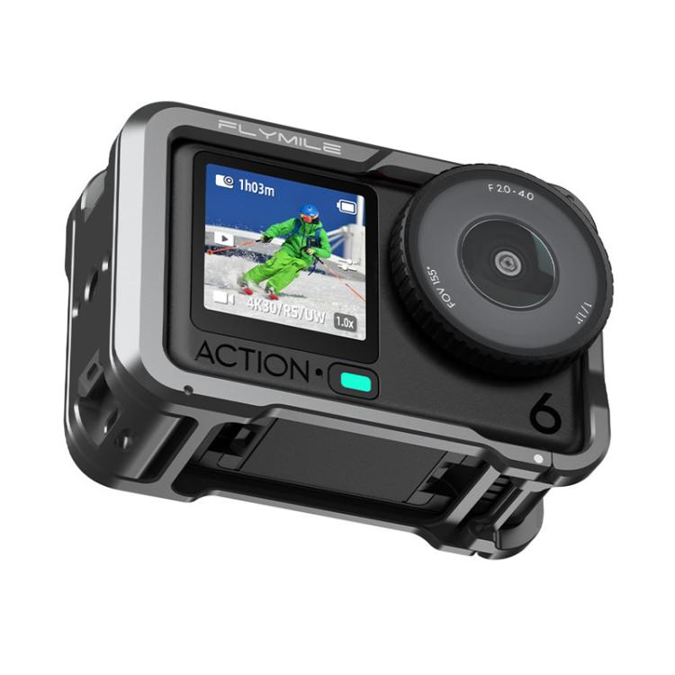 For DJI Osmo Action 6 Flymile Action Camera Extended Metal Protective Frame, AC6009