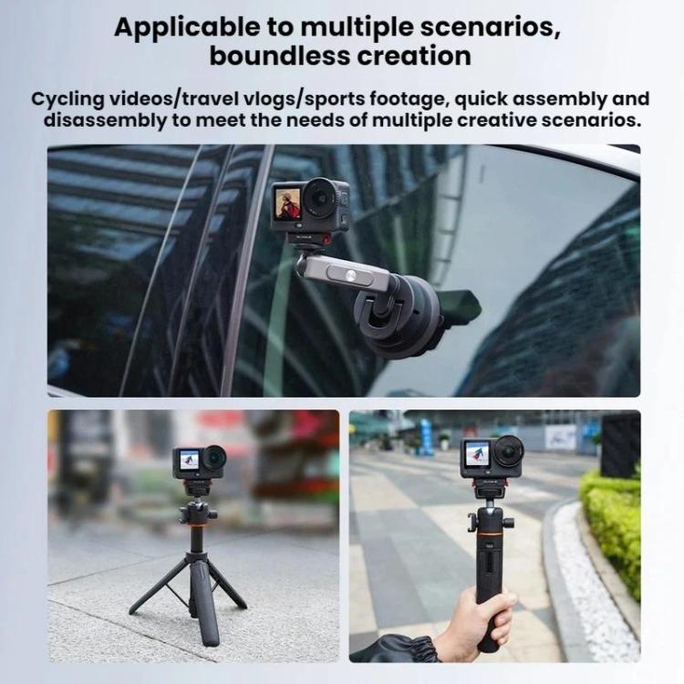 DJI Osmo Action 6 / Nano Flymile Magnetic Quick-Release Base 1/4 Expansion Adapter, For DJI Osmo Action 6 / Nano