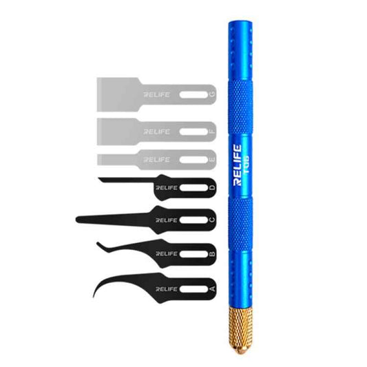 Multi-functional Mobile Phone Repair Blade Set Pry IC Chip CPU Layers Scrape Edge Rubber Degumming Tool