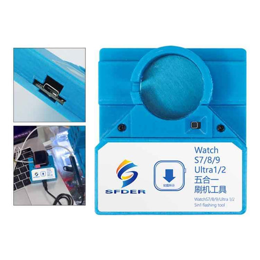SFDER 5-In-1 Flashing Tool For Apple Watch Series 7/8/9/Ultra 1 & 2 With Upgraded Type-C Interface