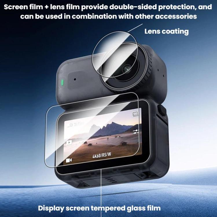 For DJI Osmo Nano CYNOVA HD Scratch-Resistant Tempered Glass Screen Protector, For DJI Osmo Nano 2 sets