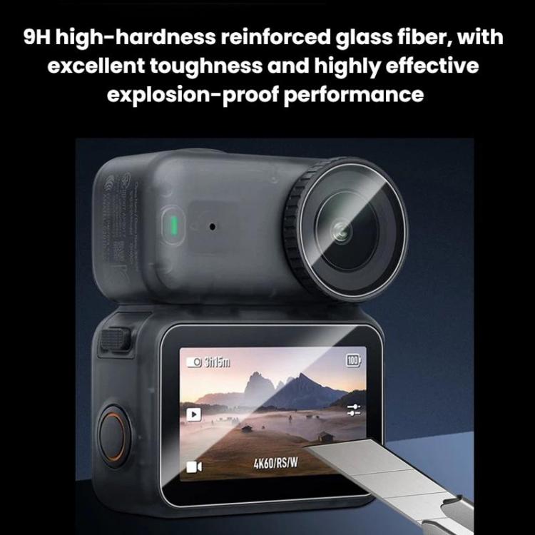For DJI Osmo Nano CYNOVA HD Scratch-Resistant Tempered Glass Screen Protector, For DJI Osmo Nano 2 sets