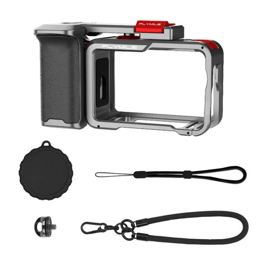 For DJI Osmo Action 6 Flymile Extended Cage Protective Frame Kit, AC6017 Silver