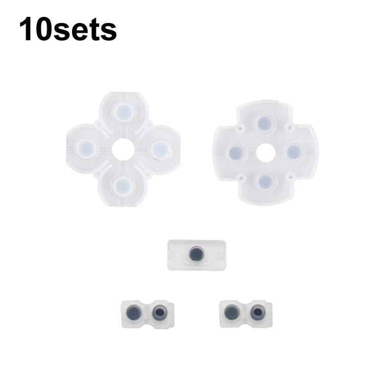 Gamepad Conductive Rubber Button Soft Pad, For PS2 10sets, For PS3 10sets, For PS4 10sets 1.0, For PS4 10sets 2.0, For PS4 10sets 3.0/4.0, For PS4 10sets 5.0