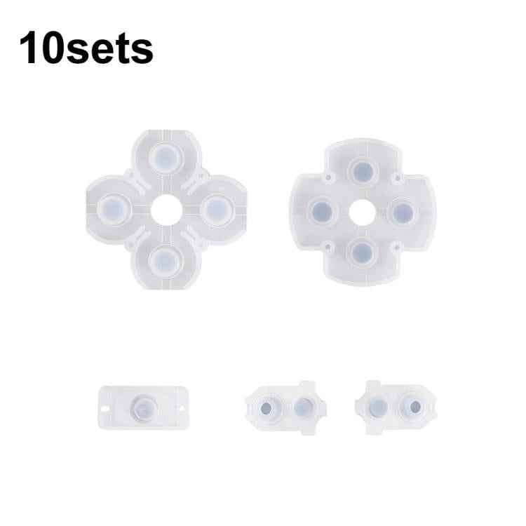 Gamepad Conductive Rubber Button Soft Pad, For PS2 10sets, For PS3 10sets, For PS4 10sets 1.0, For PS4 10sets 2.0, For PS4 10sets 3.0/4.0, For PS4 10sets 5.0