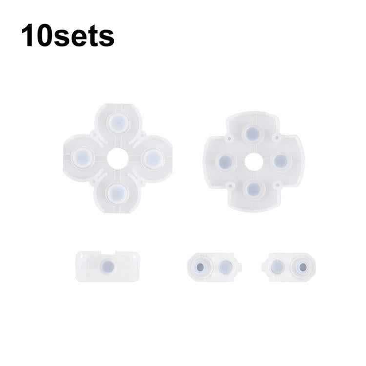 Gamepad Conductive Rubber Button Soft Pad, For PS2 10sets, For PS3 10sets, For PS4 10sets 1.0, For PS4 10sets 2.0, For PS4 10sets 3.0/4.0, For PS4 10sets 5.0