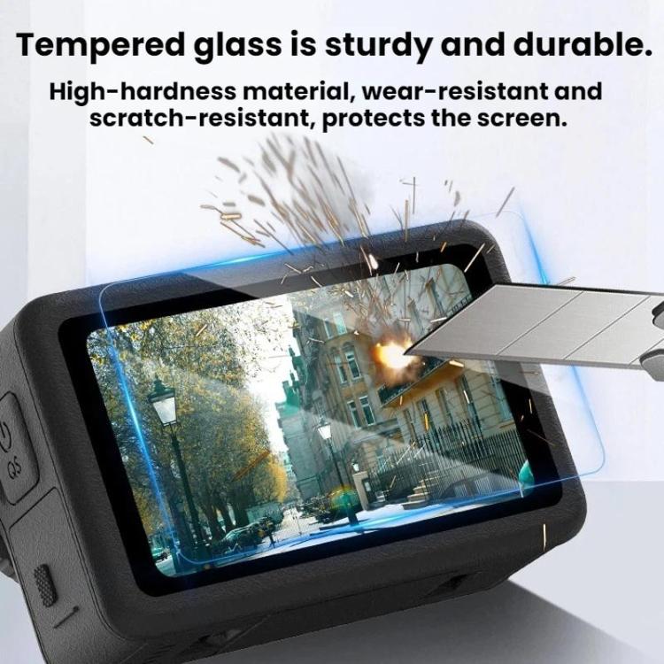 For DJI Osmo Action 6 Flymile Camera Lens HD Tempered Glass Screen Protector