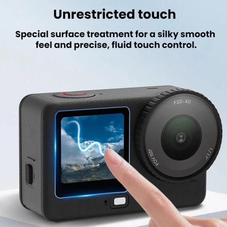 For DJI Osmo Action 6 Flymile Camera Lens HD Tempered Glass Screen Protector